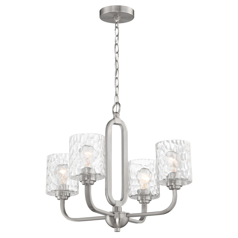 Mafaz 4 - Light Classic / Traditional Chandelier, Nickel