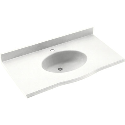 Plateau de meuble-lavabo simple 31 po Europa