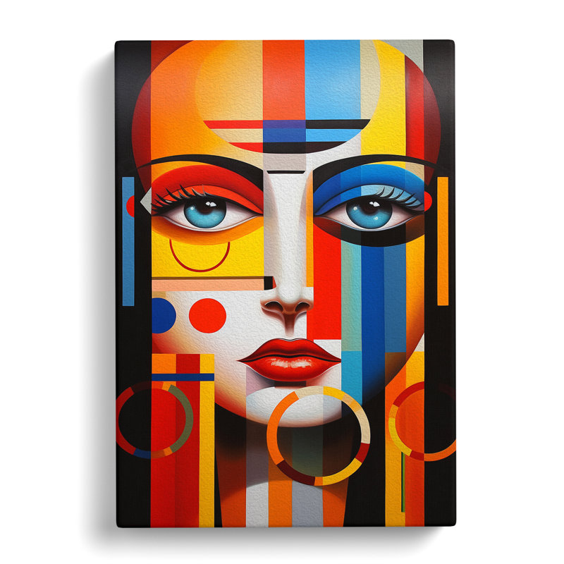 Rainbow Constructivism - No Frame Print, 50cm H x 35cm W x 3cm D
