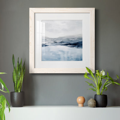 «Faded Horizon II», reproduction encadrée de qualité supérieure - prête à être accrochée