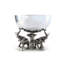 Safari Nut Bowl with 3 Pewter Elephant Base