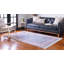 Tapis à motif de lattes de bambou bleu Dashamir-1243151815