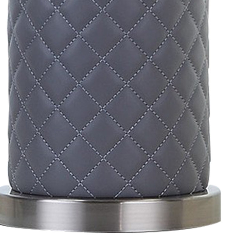 Lampe Aria, Argent noirci / gris