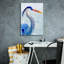 «Great Blue III» par Annie Warren, art mural sur toile-1513213507
