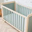 Kuba Cot Bed - Golden Oak / Sage Weave