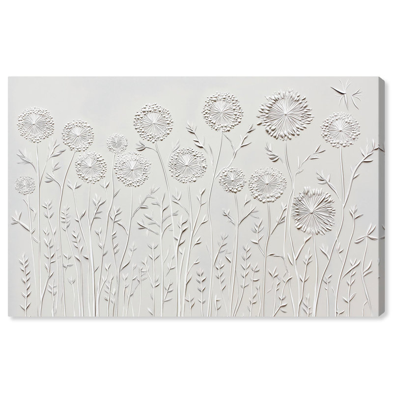 Floral Lace II, impressions sur toile par Art Remedy, H 10 po x l 15 po, Toile tendue avec châssis