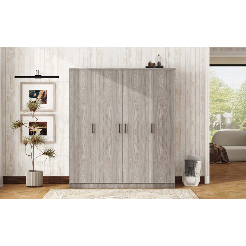 Armoire 4 portes avec 1 tiroir