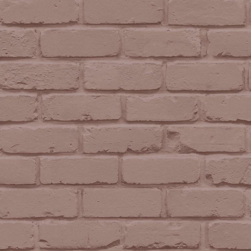 Pungoteague 1.7m x 2.5cm Wallpaper Roll, Pink