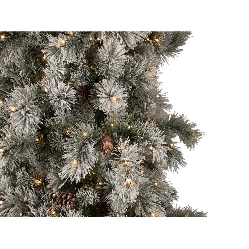 Aspen Lighted Artificial Christmas Tree, 9'