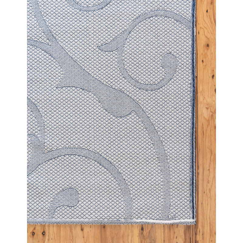 Alexei Cotton Damask Indoor Rug, Rectangle 8'5" x 11'4"