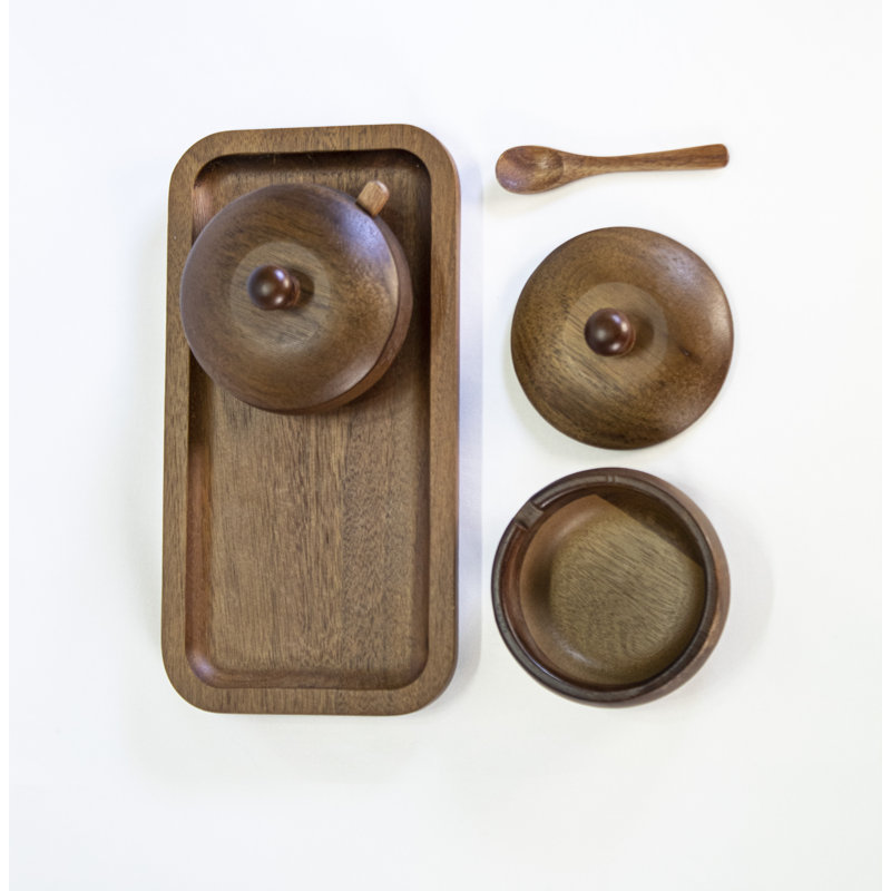 Ensemble de pots à épices en bois d'acacia BergHOFF