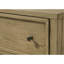 Table de chevet 2 tiroirs 1Pc avec tablette ouverte