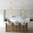 Deanle 3 - Light Dimmable Dning Room Chandelier Geometric Lantern Chandelier-431841001