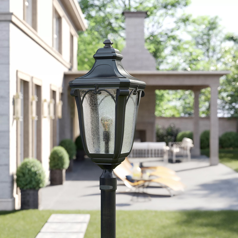 Trafalgar Outdoor 3-Light Lantern Head, Incandescent, Museum Black, No