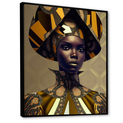 Dakota Fields Avant-Garde Elegant African Woman II On Canvas Print ...