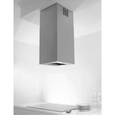 Sirius Range Hoods Stainless Steel 600 CFM Convertible Island Range Hood with Mesh Filter