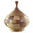 Porchella Handmade Wood Decorative Urns & Jars