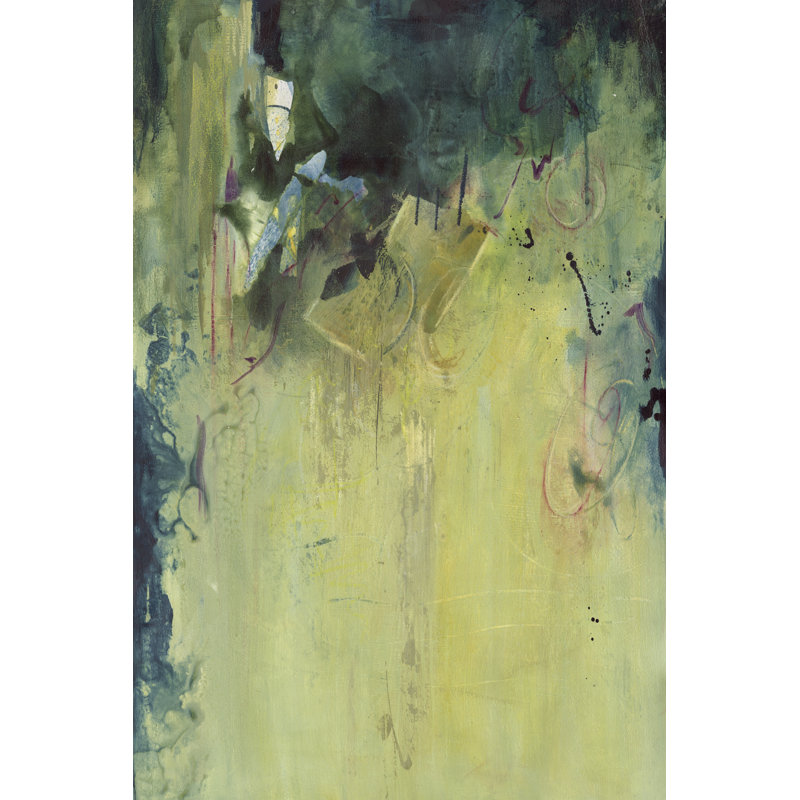 " Paradise Falls I " Painting Print, 12" H x 8" W 