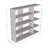 Gravity 70.9" Bookcase with Matte Finish