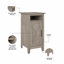 Armoire de rangement à 3 tablettes Huckins