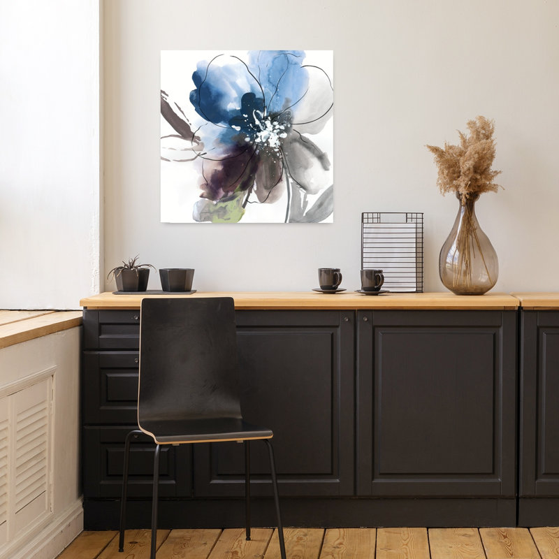 «Flower Power II», art délicat et délicat, art de la nature, H 18 po x l 18 po
