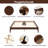 Platform Bed, with Upholstered High Headboard,Easy Assembly