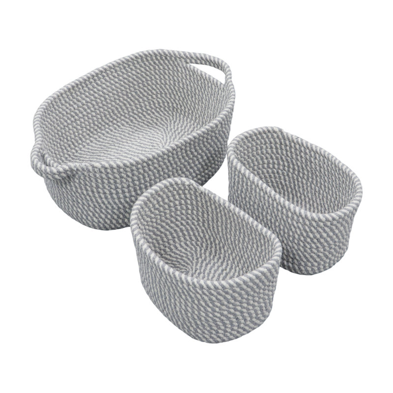 JVL Fabric Decorative Basket