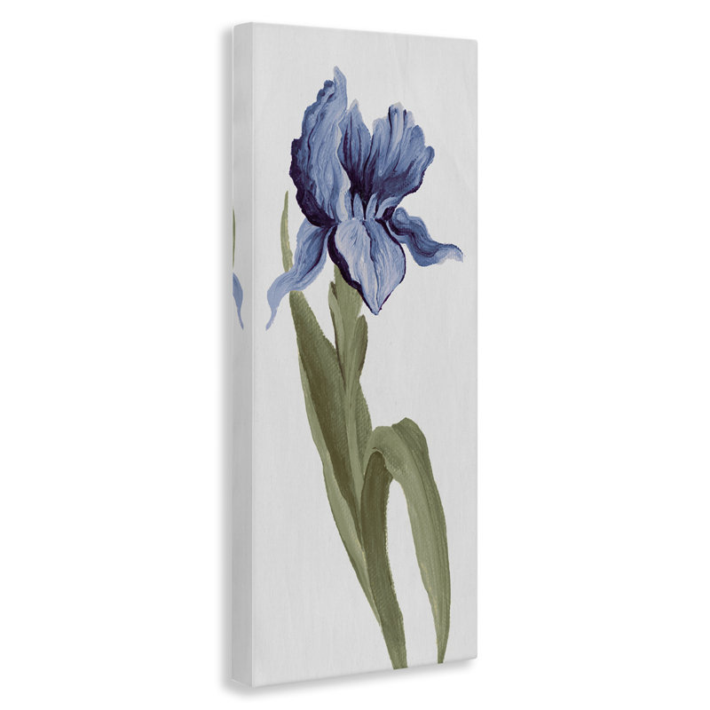 «Blooming Blue Iris» par Elizabeth Medley, H 24 po x l 10 po