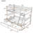 Jadin Kids Twin Over Full Bunk Bed with Drawers-525206228