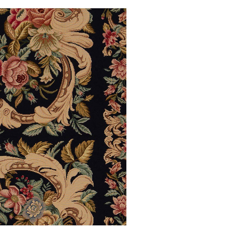 Wool Floral Area Rug