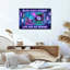 Neon Cassette Tape Abstract Digital Art Canvas Wrapped Wall Art Set Of 1-48685586
