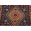 Tapis de couloir oriental bleu Khotan