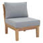 Ensemble de patio extérieur en teck 6 pièces Modway Marina-1991857500