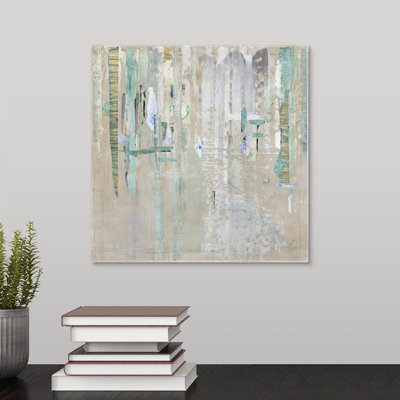 « cascade réflexions », peinture sur toile