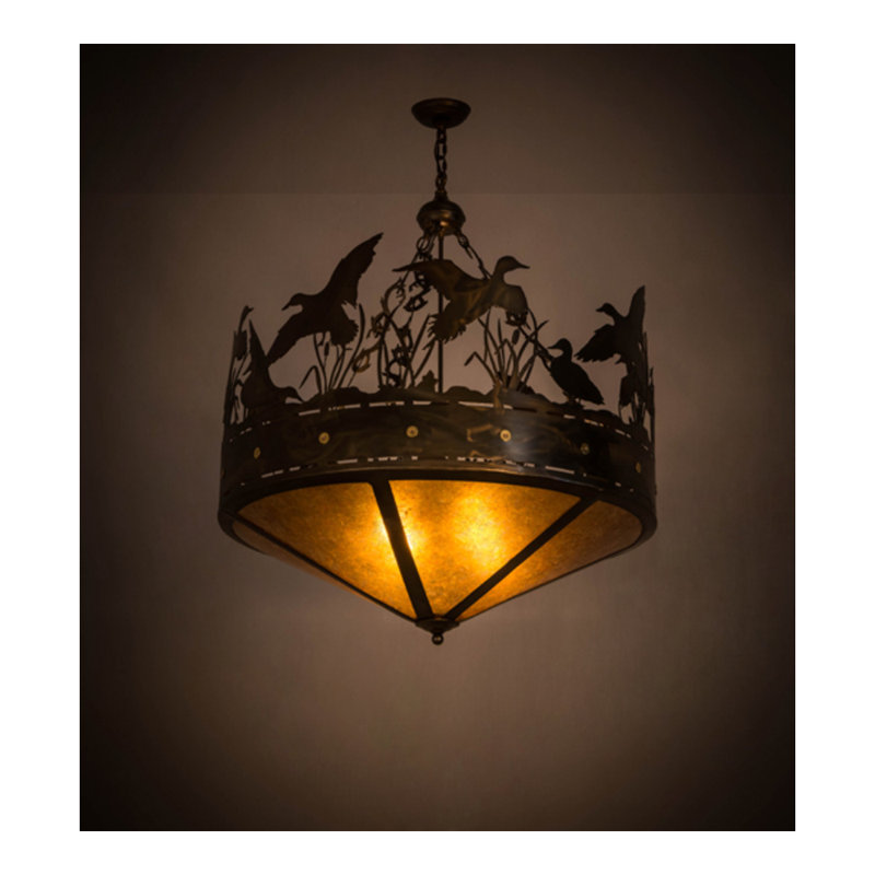 4 - Light Pendant, 49" H x 36" W x 36" D