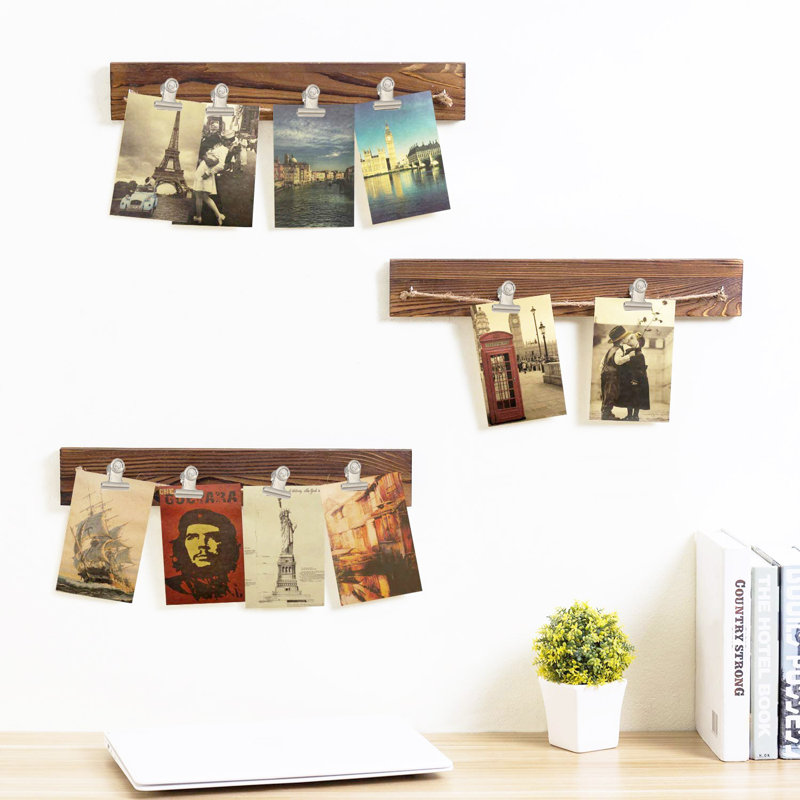 Piece Solid Wood Floating Shelf