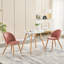Chaise d'appoint rembourrée en velours Eurania-1191315542