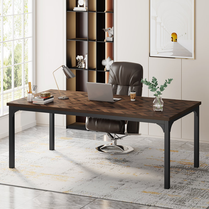 Lydia Metal Base Executive Desk