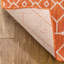 Tapis intérieur / extérieur orange Marshanna-60394654