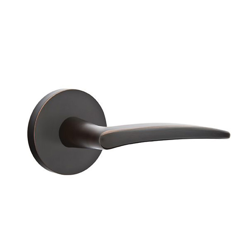 Poseidon Double Dummy Door Lever, Oil Rubbed Bronze, Right