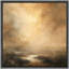 Framed Canvas Wall Art Abstract Landscape Print for Neutral Decor-116784547-116784549