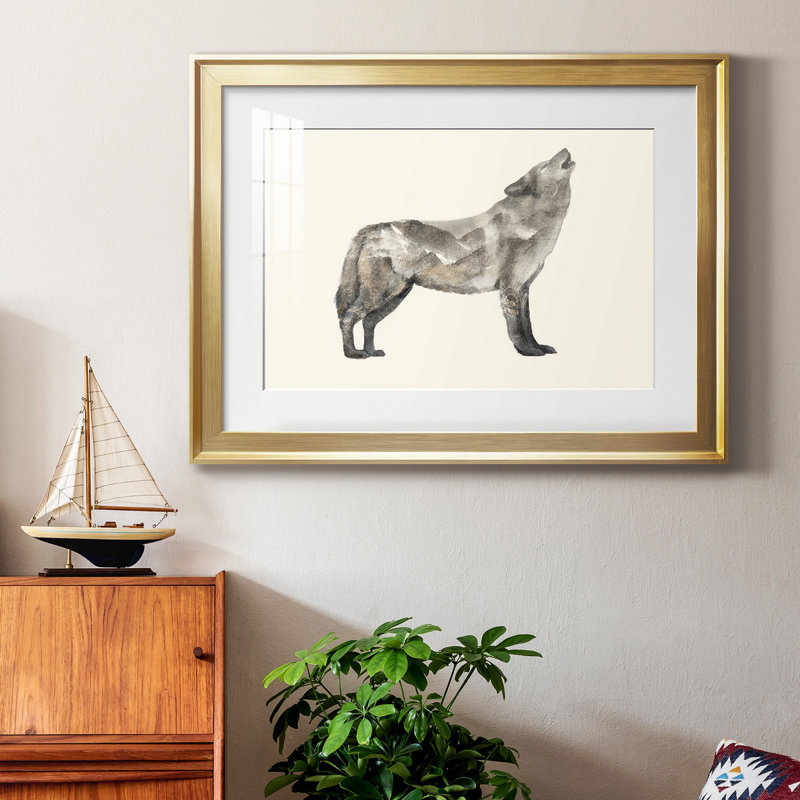 The Wilderness V, reproduction encadrée de qualité supérieure - prête à être accrochée, H 18,5 po x l 24,5 po x P 1 po, Blanc