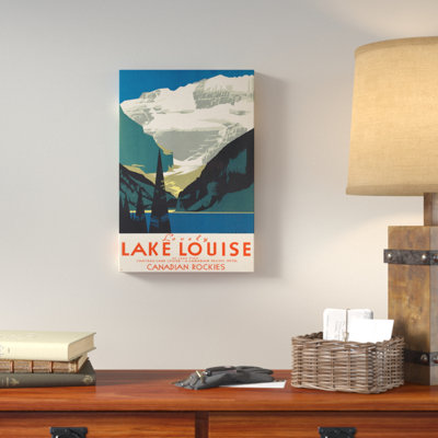 « jolie lake louise », publicité sur toile tendue