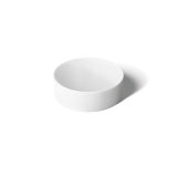 Vox® Vitreous China Circular Vessel Bathroom Sink with Overflow