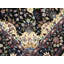Tapis oriental noir Kirman