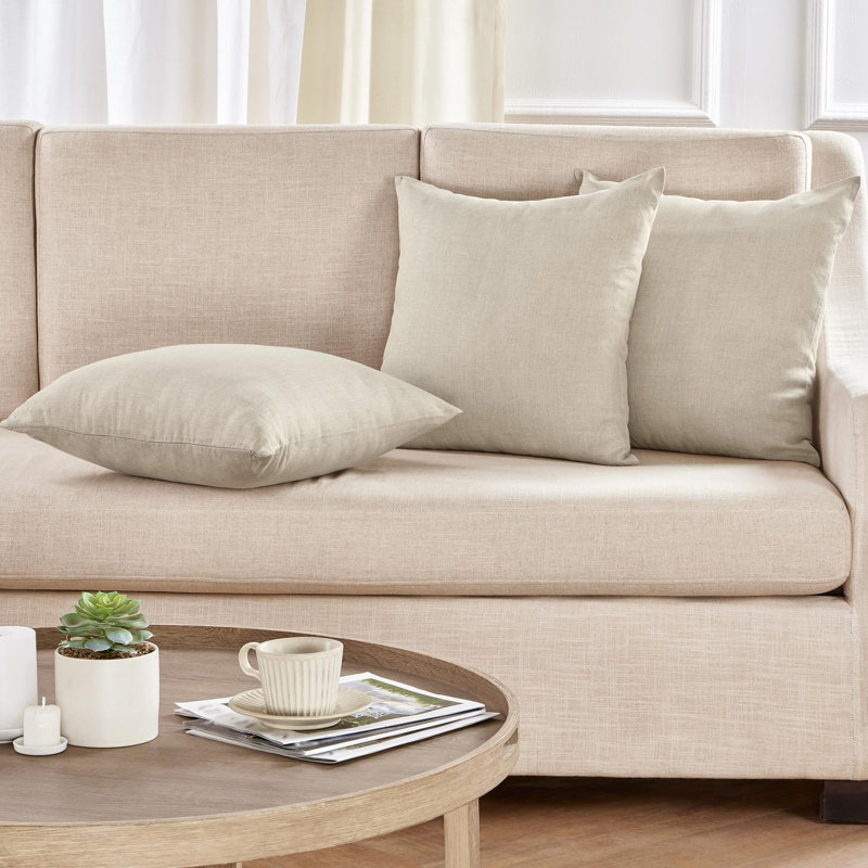 Montauk - 100% Pure Linen Pillow Cover, Natural