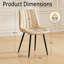49 cm H Faux Leather Side Chair-305350731