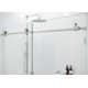 Eclipse 56 - 60 in. x 78 in. Fully Frameless Sliding Shower Door