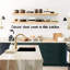 «Calories Don't Count In This Kitchen», art mural en métal - Décoration de bureau à domicile et de salon