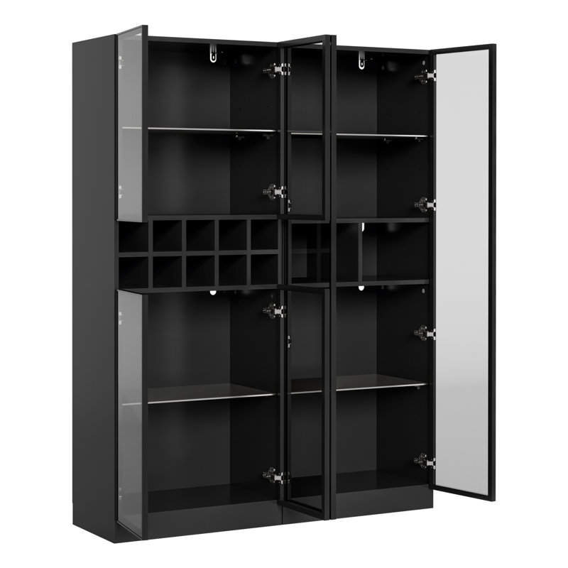 47.2w '' Dining Cabinet With Led Light